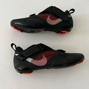 New Nike Women’s SuperRep Cycle Black & Orange Indoor Cycling Shoe Size 7.5